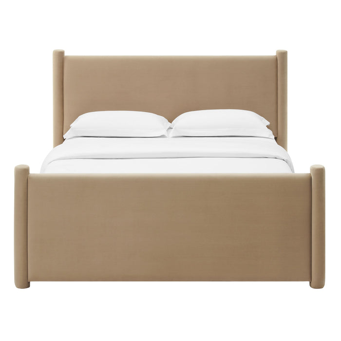 Rael Performance Velvet Platform Bed