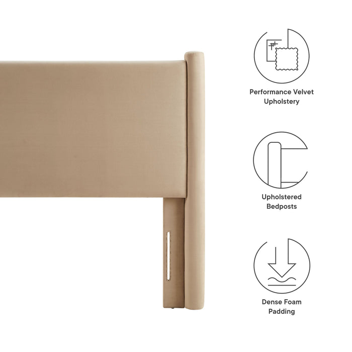 Rael Performance Velvet Headboard