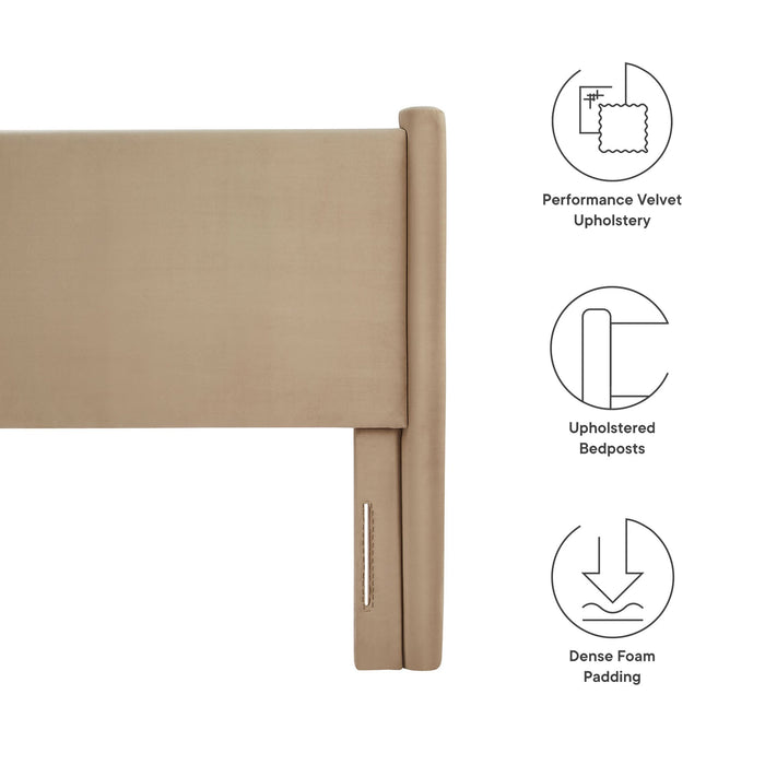 Rael Performance Velvet Headboard