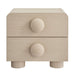 Modway Sonnet 2-Drawer Nightstand Bedroom Furniture - Dimensions