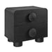 Modway Sonnet 2-Drawer Nightstand Bedroom Furniture in Black