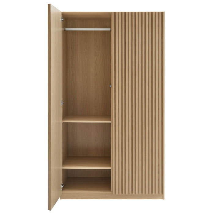 Modway Render 2-Door Wardrobe Closet Living Room Furniture - Installation View