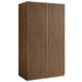 Modway Render 2-Door Wardrobe Closet Living Room Furniture in Brown