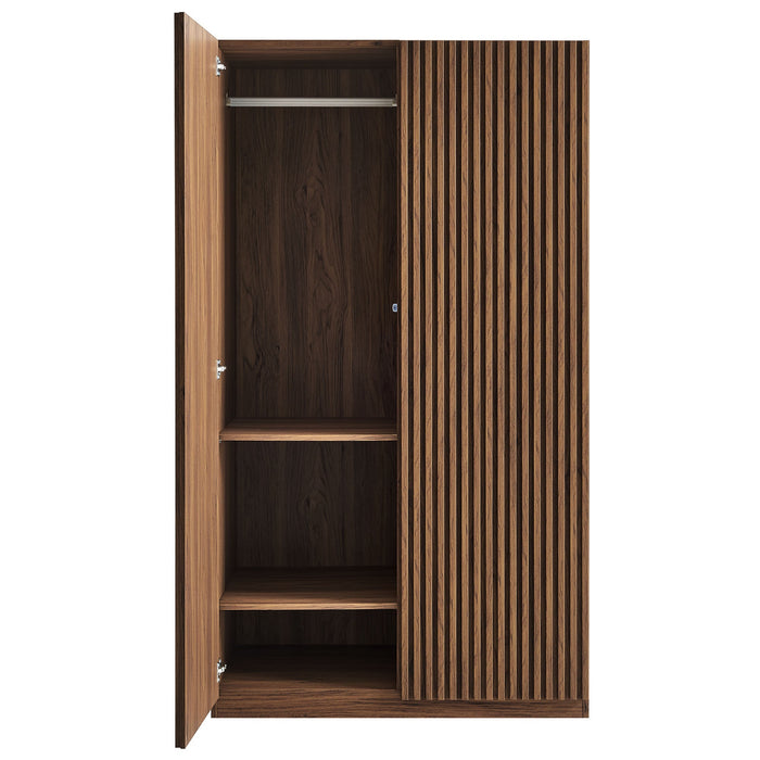Modway Render 2-Door Wardrobe Closet Living Room Furniture - View 18