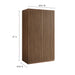Modway Render 2-Door Wardrobe Closet Living Room Furniture - View 13