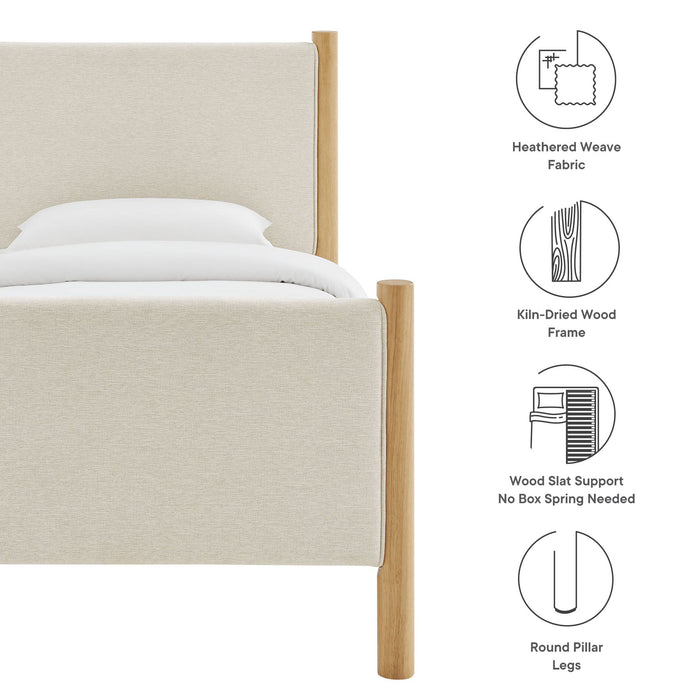 Maven Upholstered Platform Bed