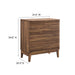 Modway Render Large 3-Drawer Nightstand Bedroom Furniture in Brown - Detail View
