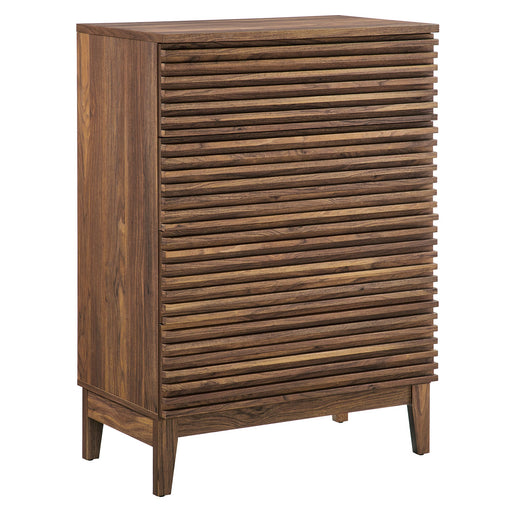 Modway Render 4-Drawer Chest Living Room Furniture in Brown