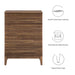 Modway Render 4-Drawer Chest Living Room Furniture in Brown - Side View
