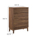 Modway Render 4-Drawer Chest Living Room Furniture in Brown - Detail View