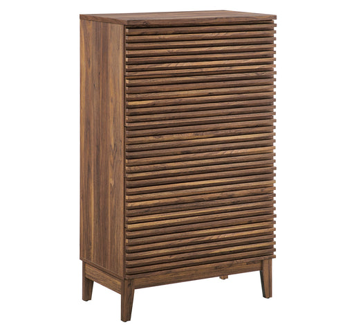 Modway Render 5-Drawer Chest Living Room Furniture in Brown