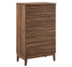 Modway Render 5-Drawer Chest Living Room Furniture in Brown