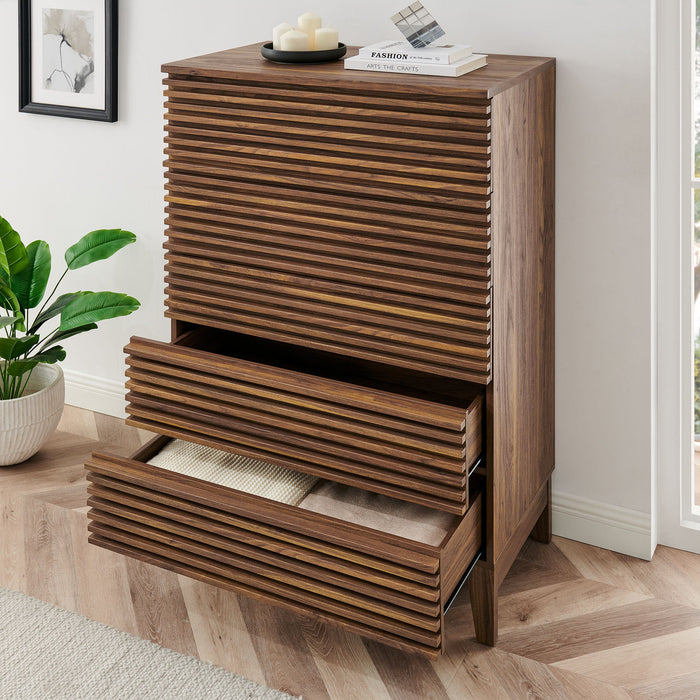 Modway Render 5-Drawer Chest Living Room Furniture - Close-Up