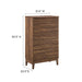 Modway Render 5-Drawer Chest Living Room Furniture in Brown - Detail View