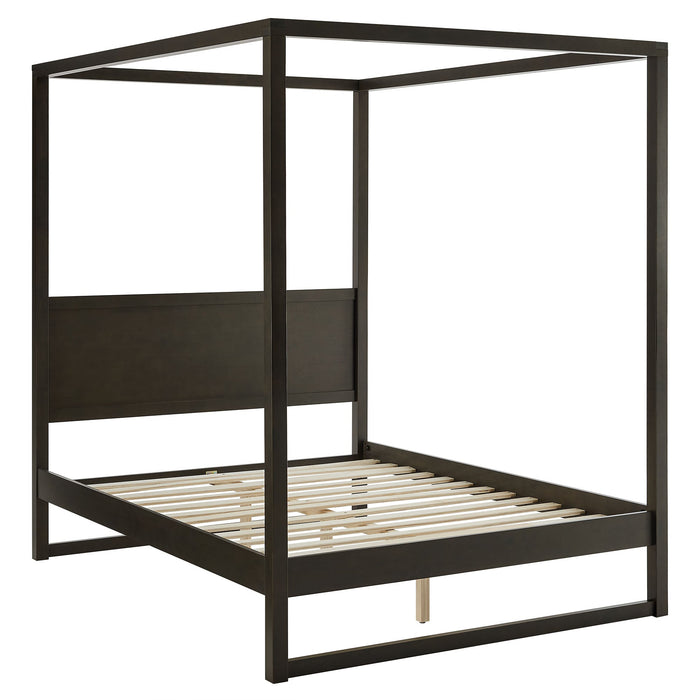 Alva Wood Canopy Platform Bed