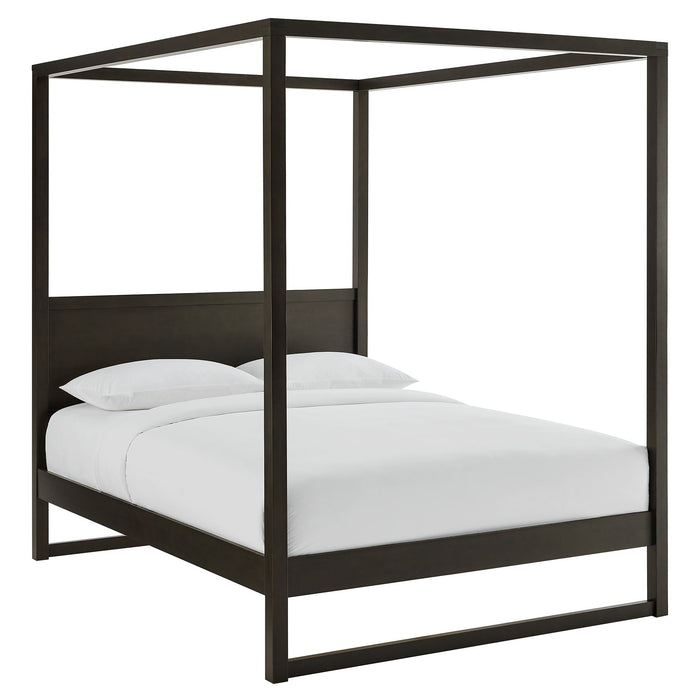 Alva Wood Canopy Platform Bed