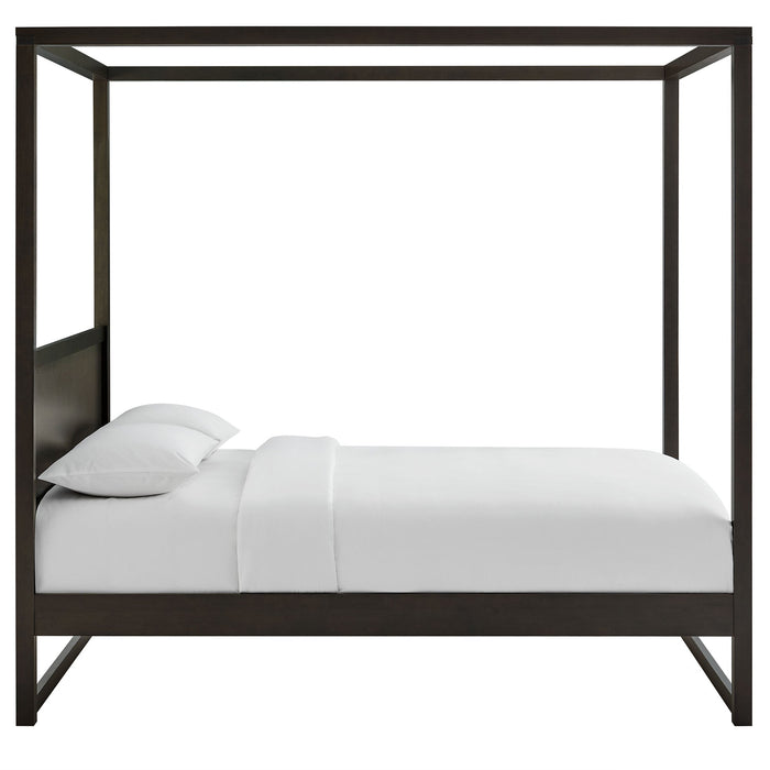 Alva Wood Canopy Platform Bed