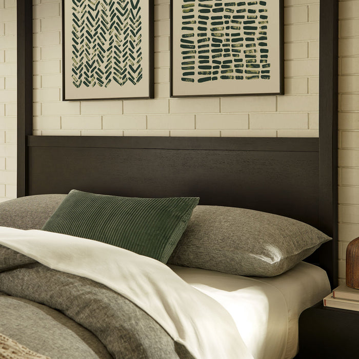 Alva Wood Canopy Platform Bed