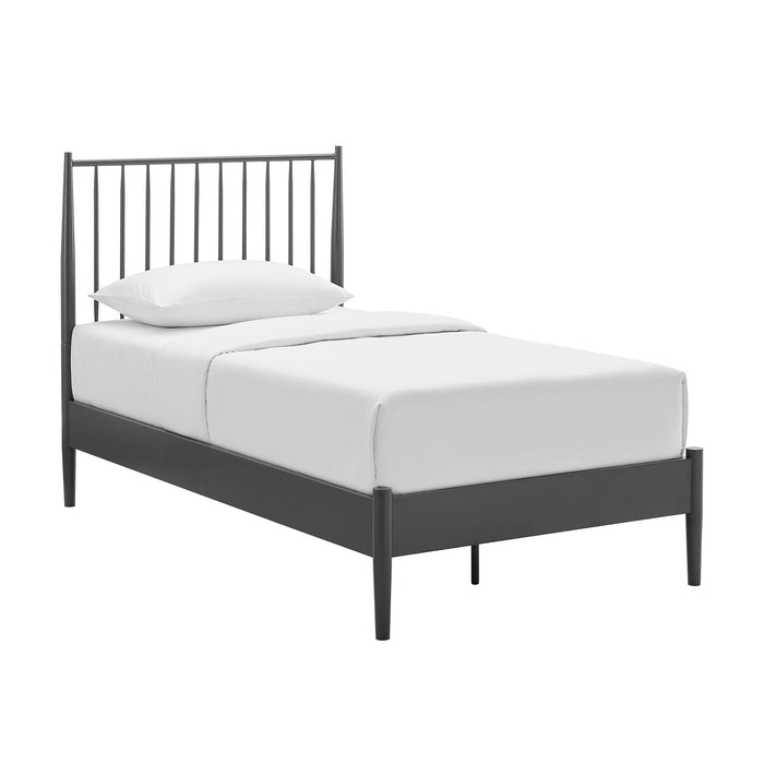 Adair Metal Spindle Platform Bed
