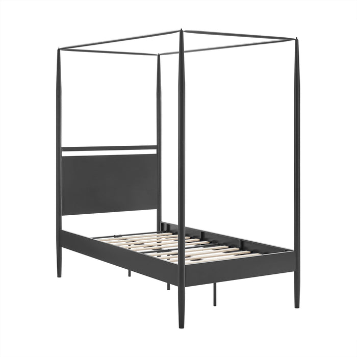 Marlowe 4-Poster Canopy Metal Platform Bed