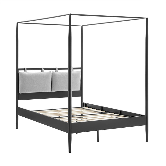 Marlowe 4-Poster Canopy Metal Platform Bed