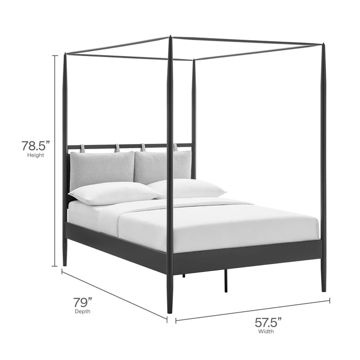 Marlowe 4-Poster Canopy Metal Platform Bed