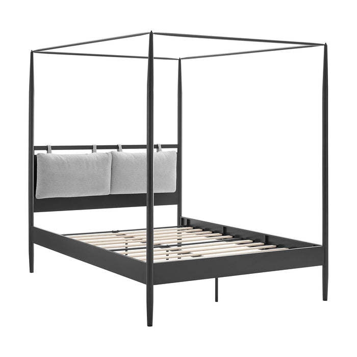 Marlowe 4-Poster Canopy Metal Platform Bed