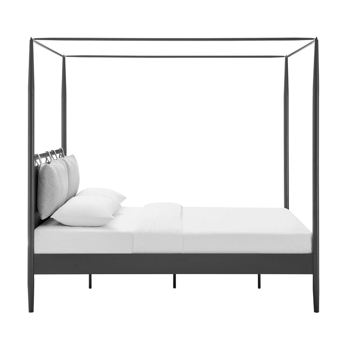 Marlowe 4-Poster Canopy Metal Platform Bed