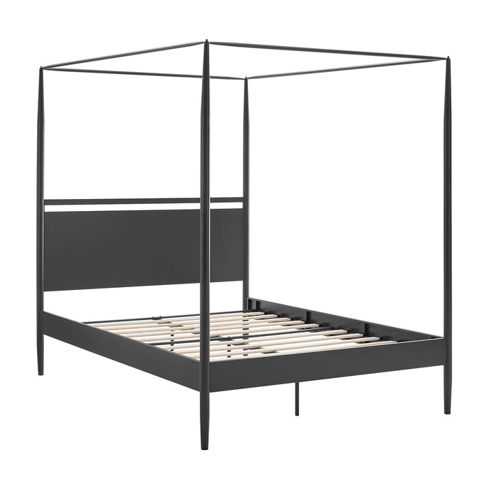 Marlowe 4-Poster Canopy Metal Platform Bed