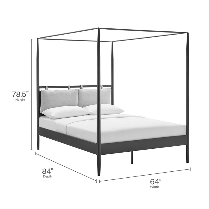 Marlowe 4-Poster Canopy Metal Platform Bed