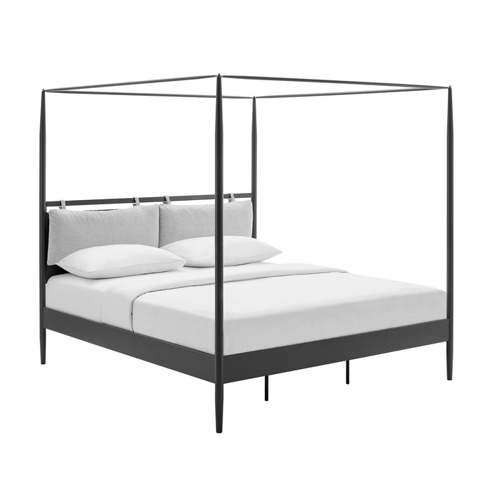 Marlowe 4-Poster Canopy Metal Platform Bed