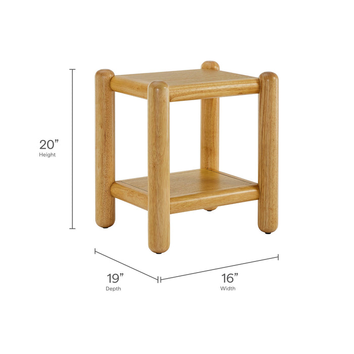 Arcus Rectangular 2-Tier Side Table