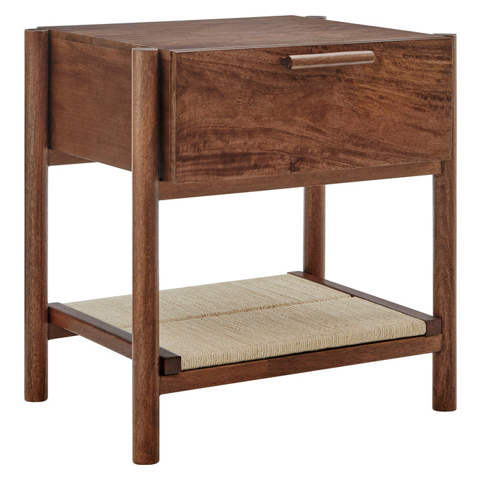 Oswin 1-Drawer Wood Nightstand