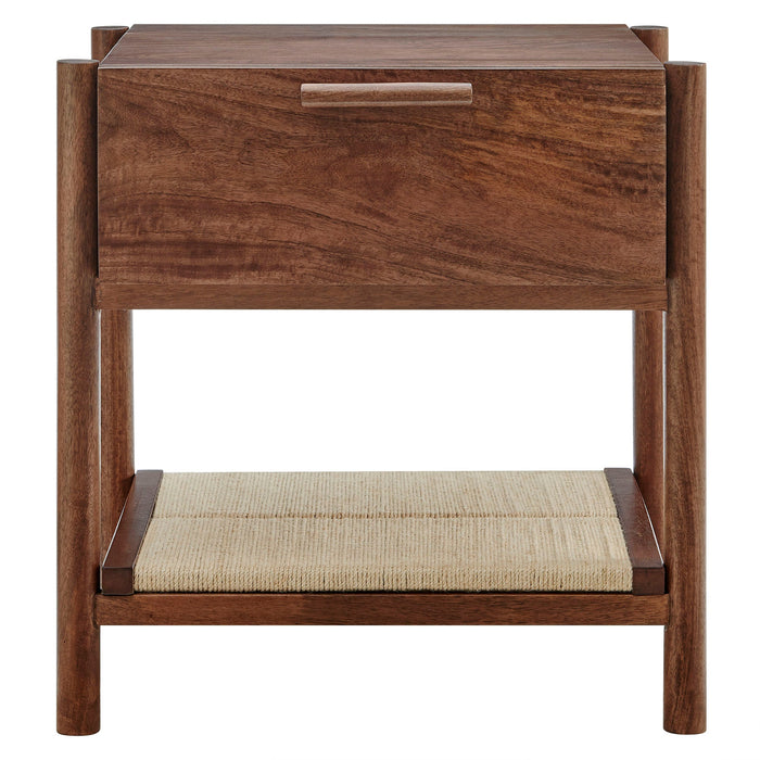 Oswin 1-Drawer Wood Nightstand