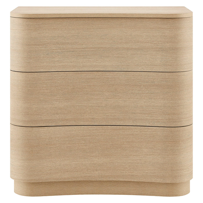 Mirae 3-Drawer Curved Compact Dresser