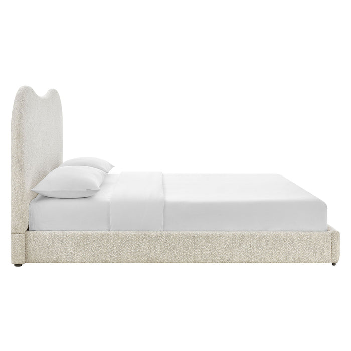 Seluna Boucle Queen Platform Bed