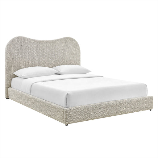 Modway Seluna Boucle Queen Platform Bed Bedroom Furniture - View 21