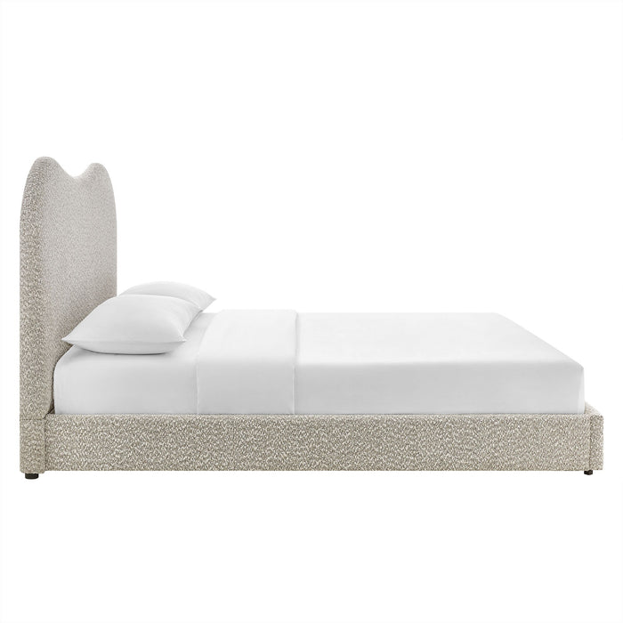 Seluna Boucle Queen Platform Bed