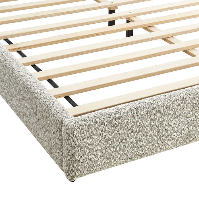 Seluna Boucle Queen Platform Bed