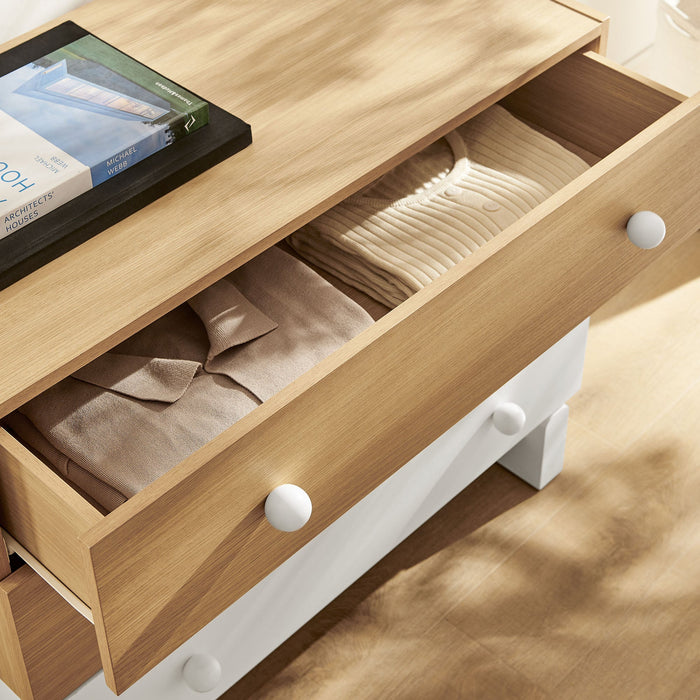 Nolia 3-Drawer Color Block Dresser