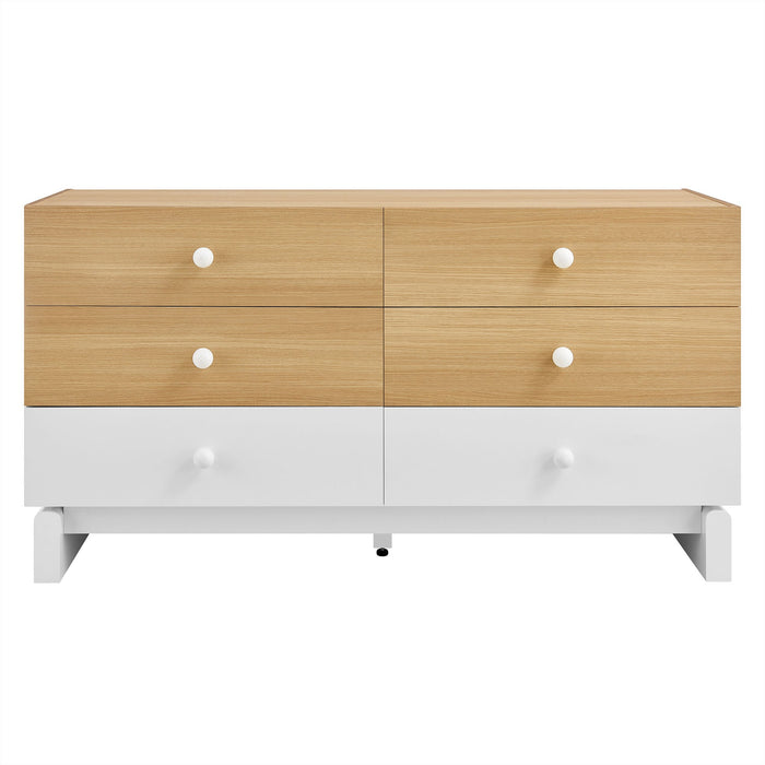 Nolia 6-Drawer Color Block Dresser