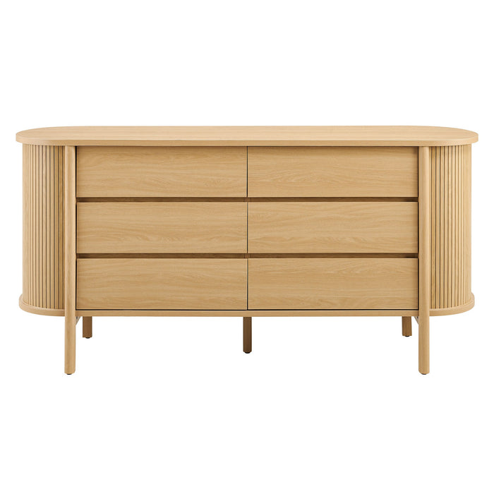 Cadence 6-Drawer Curved Dresser