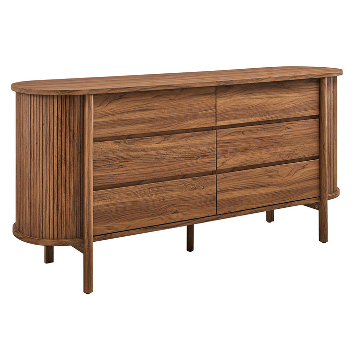 Cadence 6-Drawer Curved Dresser