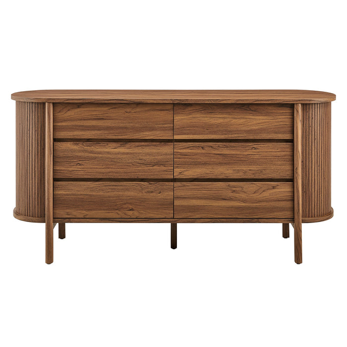 Cadence 6-Drawer Curved Dresser