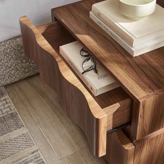 Isola 2 Drawer Nightstand