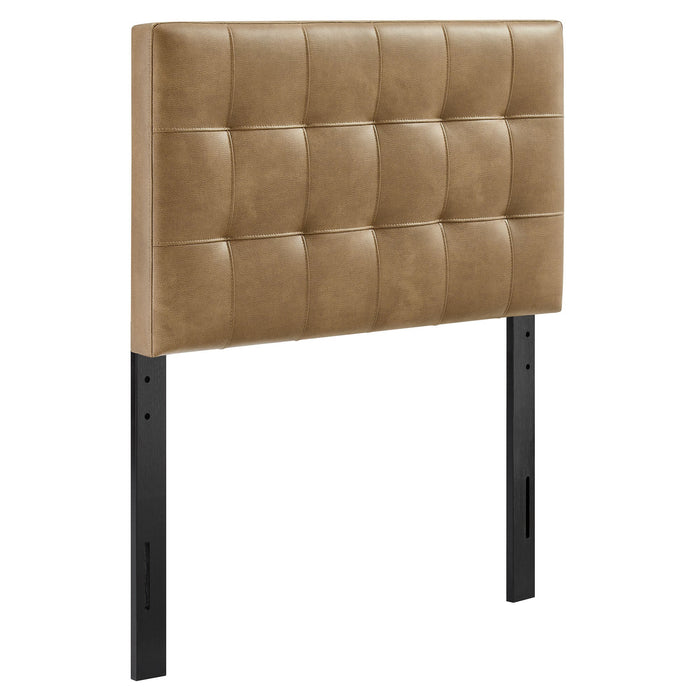 Lily Vegan Leather Headboard Toast / Twin