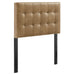 Lily Vegan Leather Headboard Toast / Twin