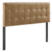 Lily Vegan Leather Headboard Toast / Queen