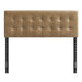 Lily Vegan Leather Headboard Toast / Queen