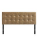 Lily Vegan Leather Headboard Toast / Queen